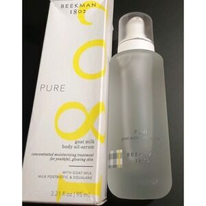 NIB Beekman 1802 Pure Goat Milk Body Oil Serum 3.21 fl oz